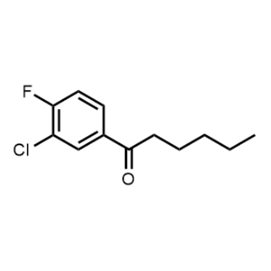 1-(3-Chloro-4-fluorophenyl)hexan-1-one|CS-0550896
