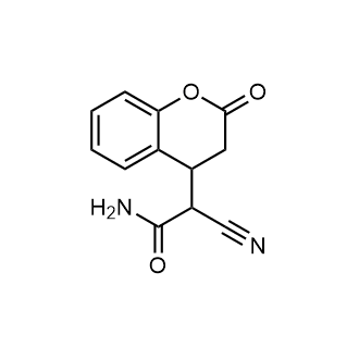 2-Cyano-2-(2-oxochroman-4-yl)acetamide|CS-0550946