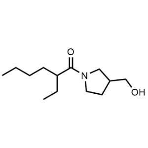 2-Ethyl-1-(3-(hydroxymethyl)pyrrolidin-1-yl)hexan-1-one|CS-0551039