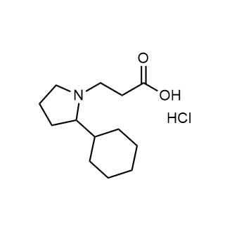 3-(2-Cyclohexylpyrrolidin-1-yl)propanoic acid hydrochloride|CS-0551236