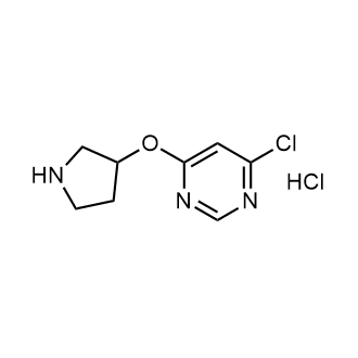 4-Chloro-6-(pyrrolidin-3-yloxy)pyrimidine hydrochloride|CS-0551348