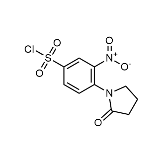 3-Nitro-4-(2-oxopyrrolidin-1-yl)benzenesulfonyl chloride|CS-0551367