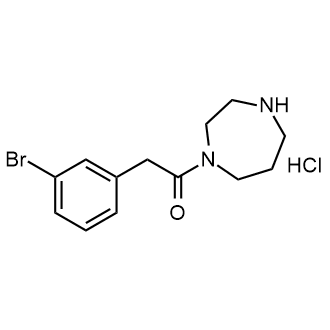 2-(3-Bromophenyl)-1-(1,4-diazepan-1-yl)ethan-1-one hydrochloride|CS-0551505