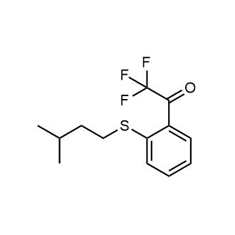 2,2,2-Trifluoro-1-(2-(isopentylthio)phenyl)ethan-1-one|CS-0551566