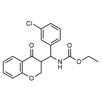 Ethyl ((3-chlorophenyl)(4-oxochroman-3-yl)methyl)carbamate|CS-0551814