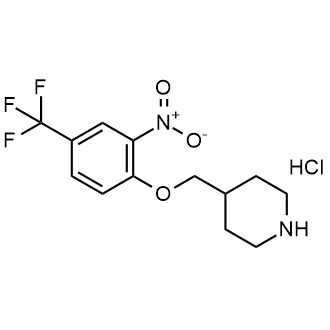 4-((2-Nitro-4-(trifluoromethyl)phenoxy)methyl)piperidine hydrochloride|CS-0552310