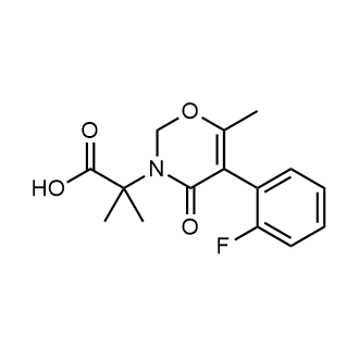 2-(5-(2-Fluorophenyl)-6-methyl-4-oxo-2H-1,3-oxazin-3(4H)-yl)-2-methylpropanoic acid|CS-0552417