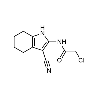 2-Chloro-N-(3-cyano-4,5,6,7-tetrahydro-1H-indol-2-yl)acetamide|CS-0552489