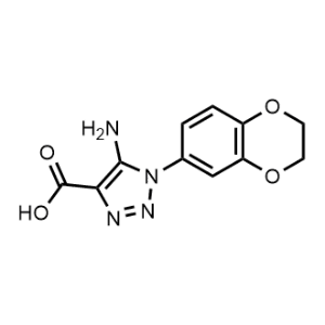 5-Amino-1-(2,3-dihydrobenzo[b][1,4]dioxin-6-yl)-1H-1,2,3-triazole-4-carboxylic acid|CS-0552519