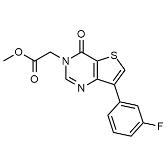 Methyl 2-(7-(3-fluorophenyl)-4-oxothieno[3,2-d]pyrimidin-3(4H)-yl)acetate|CS-0552602