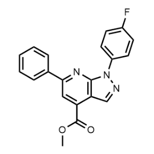 Methyl 1-(4-fluorophenyl)-6-phenyl-1H-pyrazolo[3,4-b]pyridine-4-carboxylate|CS-0552636