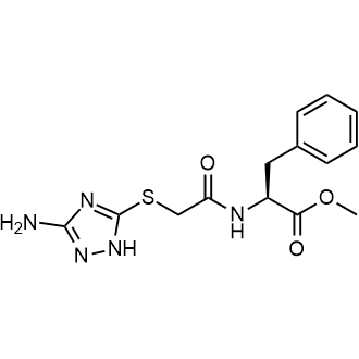 Methyl (2-((3-amino-1H-1,2,4-triazol-5-yl)thio)acetyl)-L-phenylalaninate|CS-0552641