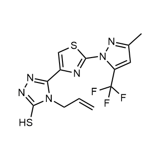 4-Allyl-5-(2-(3-methyl-5-(trifluoromethyl)-1H-pyrazol-1-yl)thiazol-4-yl)-4H-1,2,4-triazole-3-thiol|CS-0552666