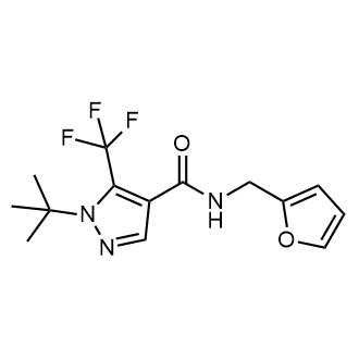 1-(Tert-butyl)-N-(furan-2-ylmethyl)-5-(trifluoromethyl)-1H-pyrazole-4-carboxamide|CS-0552671