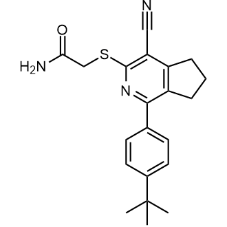 2-((1-(4-(Tert-butyl)phenyl)-4-cyano-6,7-dihydro-5H-cyclopenta[c]pyridin-3-yl)thio)acetamide|CS-0552817