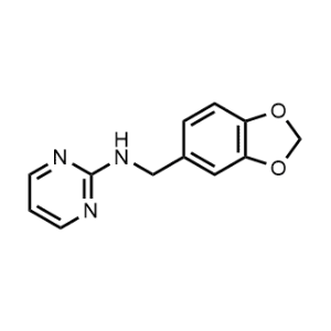 N-(benzo[d][1,3]dioxol-5-ylmethyl)pyrimidin-2-amine|CS-0552837