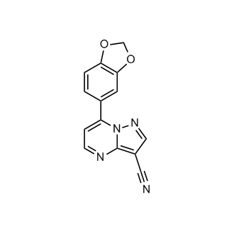 7-(Benzo[d][1,3]dioxol-5-yl)pyrazolo[1,5-a]pyrimidine-3-carbonitrile|CS-0552914