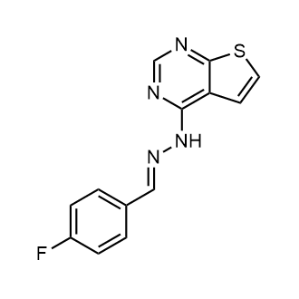 (E)-4-(2-(4-fluorobenzylidene)hydrazinyl)thieno[2,3-d]pyrimidine|CS-0553064