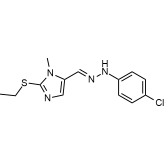(E)-5-((2-(4-chlorophenyl)hydrazono)methyl)-2-(ethylthio)-1-methyl-1H-imidazole|CS-0553133