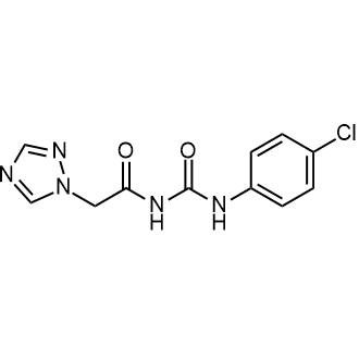 N-((4-chlorophenyl)carbamoyl)-2-(1H-1,2,4-triazol-1-yl)acetamide|CS-0553276