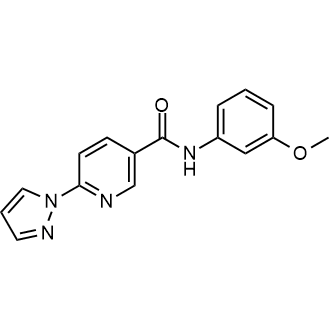 N-(3-methoxyphenyl)-6-(1H-pyrazol-1-yl)nicotinamide|CS-0553479