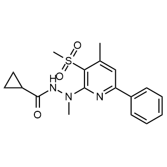 N'-methyl-N'-(4-methyl-3-(methylsulfonyl)-6-phenylpyridin-2-yl)cyclopropanecarbohydrazide|CS-0553490