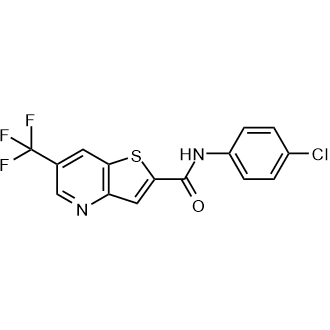 N-(4-chlorophenyl)-6-(trifluoromethyl)thieno[3,2-b]pyridine-2-carboxamide|CS-0553491