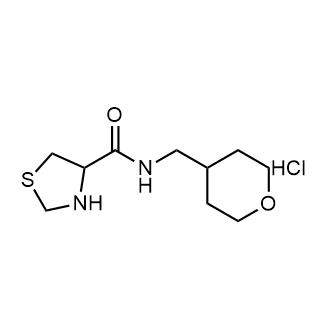 N-((tetrahydro-2H-pyran-4-yl)methyl)thiazolidine-4-carboxamide hydrochloride|CS-0553633