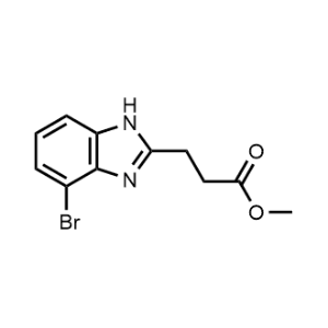 Methyl 3-(4-bromo-1H-benzo[d]imidazol-2-yl)propanoate|CS-0553782