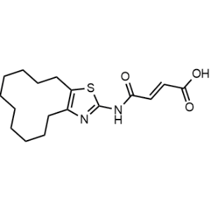 (E)-4-((4,5,6,7,8,9,10,11,12,13-decahydrocyclododeca[d]thiazol-2-yl)amino)-4-oxobut-2-enoic acid|CS-0553799