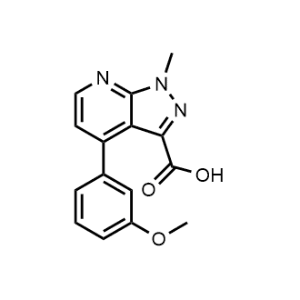 4-(3-Methoxyphenyl)-1-methyl-1H-pyrazolo[3,4-b]pyridine-3-carboxylic acid|CS-0553847