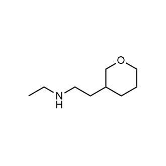 N-ethyl-2-(tetrahydro-2H-pyran-3-yl)ethan-1-amine|CS-0553910
