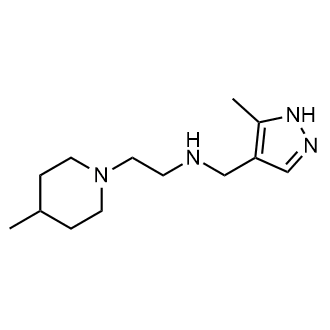 N-((5-methyl-1H-pyrazol-4-yl)methyl)-2-(4-methylpiperidin-1-yl)ethan-1-amine|CS-0553930