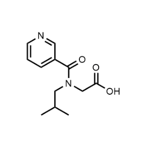 N-isobutyl-N-nicotinoylglycine|CS-0553967