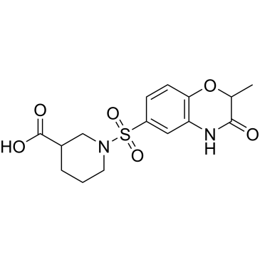 1-((2-Methyl-3-oxo-3,4-dihydro-2H-benzo[b][1,4]oxazin-6-yl)sulfonyl)piperidine-3-carboxylic acid|CS-0554072