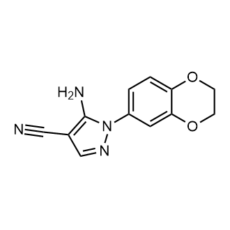 5-Amino-1-(2,3-dihydrobenzo[b][1,4]dioxin-6-yl)-1H-pyrazole-4-carbonitrile|CS-0554185