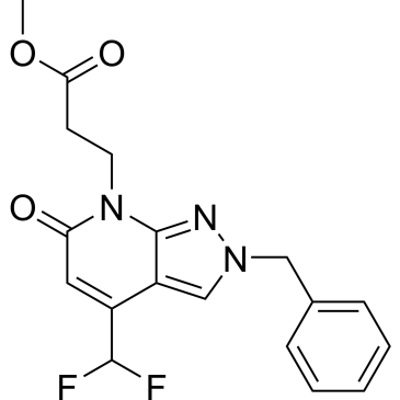 Methyl 3-(2-benzyl-4-(difluoromethyl)-6-oxo-2,6-dihydro-7H-pyrazolo[3,4-b]pyridin-7-yl)propanoate|CS-0554337