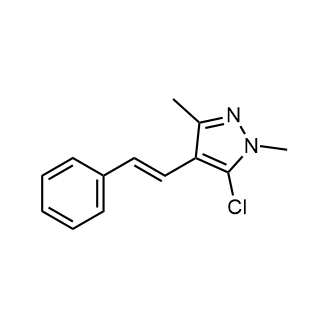 (E)-5-chloro-1,3-dimethyl-4-styryl-1H-pyrazole|CS-0554426