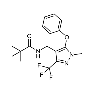 N-((1-methyl-5-phenoxy-3-(trifluoromethyl)-1H-pyrazol-4-yl)methyl)pivalamide|CS-0554444