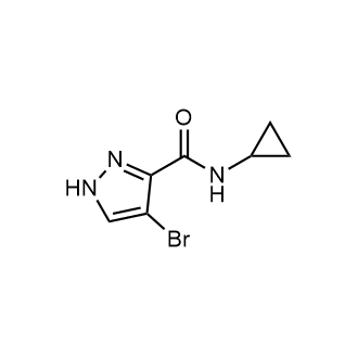 4-Bromo-N-cyclopropyl-1H-pyrazole-3-carboxamide|CS-0554522