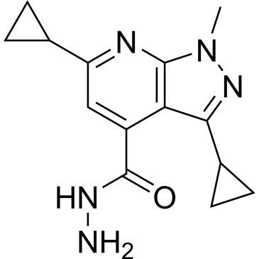 3,6-Dicyclopropyl-1-methyl-1H-pyrazolo[3,4-b]pyridine-4-carbohydrazide|CS-0554645