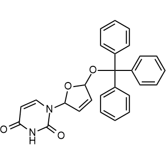 1-(5-(Trityloxy)-2,5-dihydrofuran-2-yl)pyrimidine-2,4(1H,3H)-dione|CS-0554713