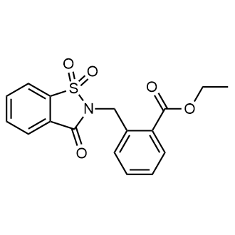 Ethyl 2-((1,1-dioxido-3-oxobenzo[d]isothiazol-2(3H)-yl)methyl)benzoate|CS-0554715