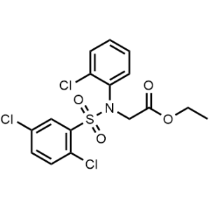 Ethyl N-(2-chlorophenyl)-N-((2,5-dichlorophenyl)sulfonyl)glycinate|CS-0554734