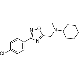N-((3-(4-chlorophenyl)-1,2,4-oxadiazol-5-yl)methyl)-N-methylcyclohexanamine|CS-0554904