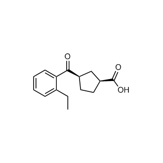 (1S,3R)-3-(2-ethylbenzoyl)cyclopentane-1-carboxylic acid|CS-0555100
