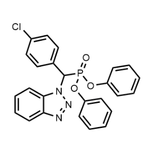 Diphenyl ((1H-benzo[d][1,2,3]triazol-1-yl)(4-chlorophenyl)methyl)phosphonate|CS-0555176