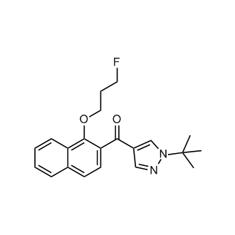 (1-(Tert-butyl)-1H-pyrazol-4-yl)(1-(3-fluoropropoxy)naphthalen-2-yl)methanone|CS-0555307