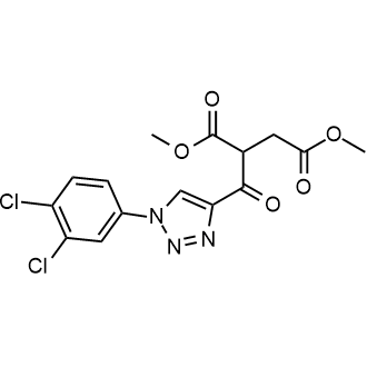 Dimethyl 2-(1-(3,4-dichlorophenyl)-1H-1,2,3-triazole-4-carbonyl)succinate|CS-0555503