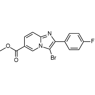 Methyl 3-bromo-2-(4-fluorophenyl)imidazo[1,2-a]pyridine-6-carboxylate|CS-0555555